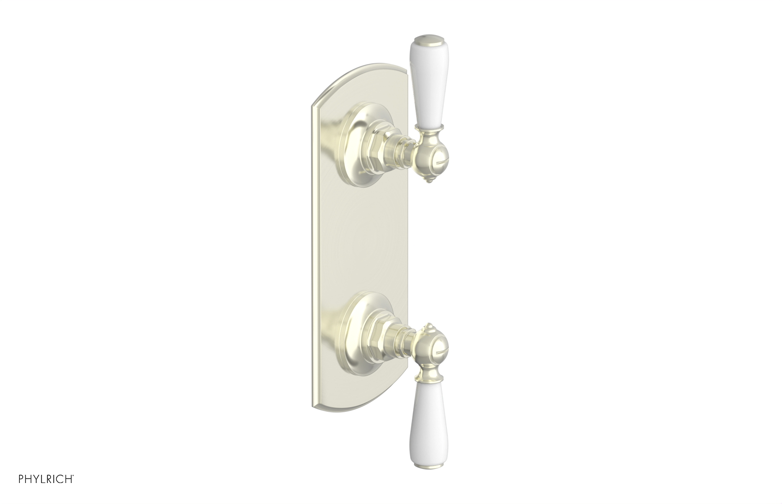 JAMESTOWN - Thermostatic Valve with Volume Control or Diverter with "White" Accents 4-738
