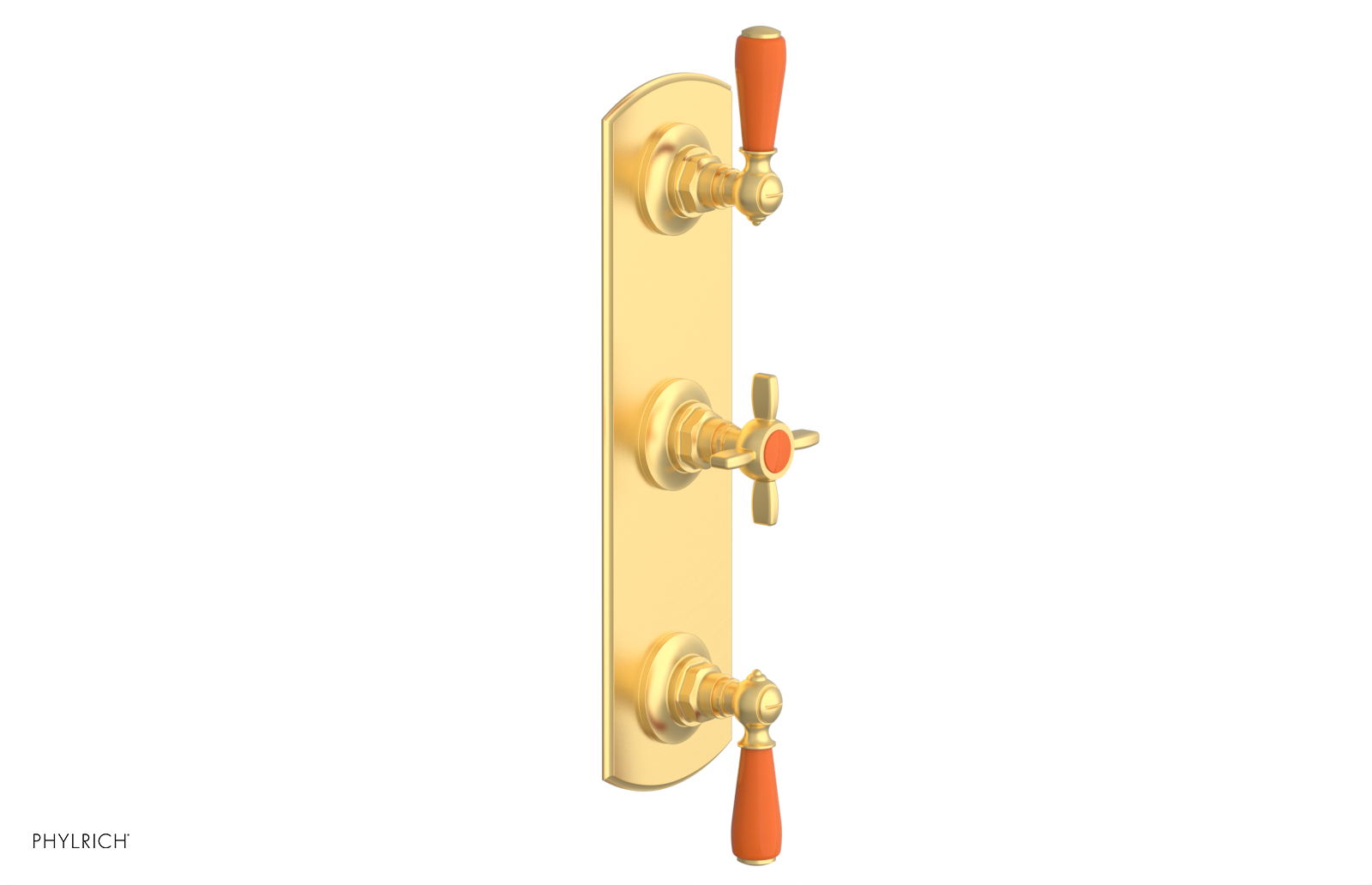 JAMESTOWN - Thermostatic Valve with Two Volume Control with "Orange" Accents 4-740