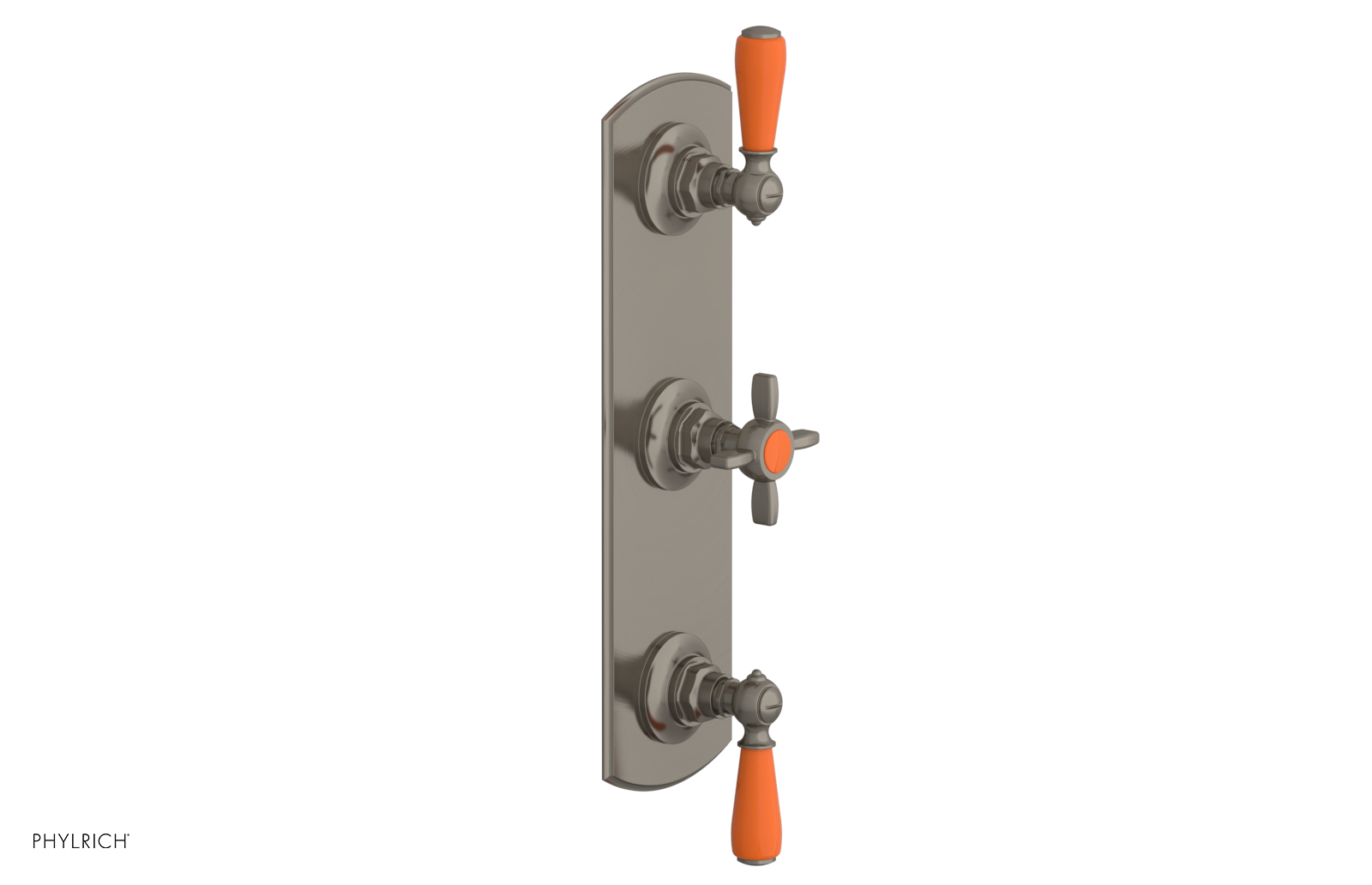 JAMESTOWN - Thermostatic Valve with Two Volume Control with "Orange" Accents 4-740