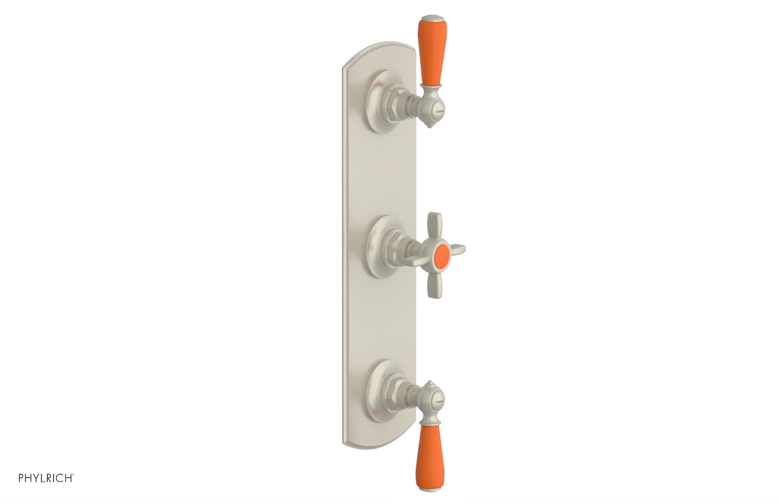 JAMESTOWN - Thermostatic Valve with Two Volume Control with "Orange" Accents 4-740