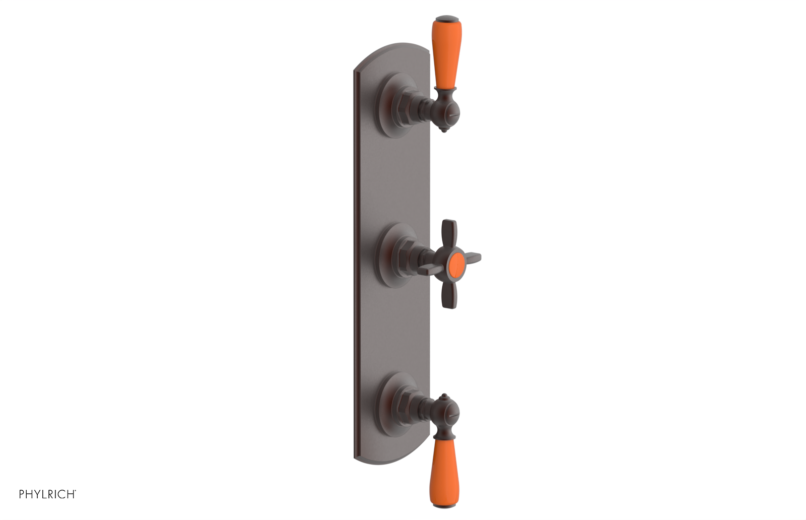 JAMESTOWN - Thermostatic Valve with Two Volume Control with "Orange" Accents 4-740
