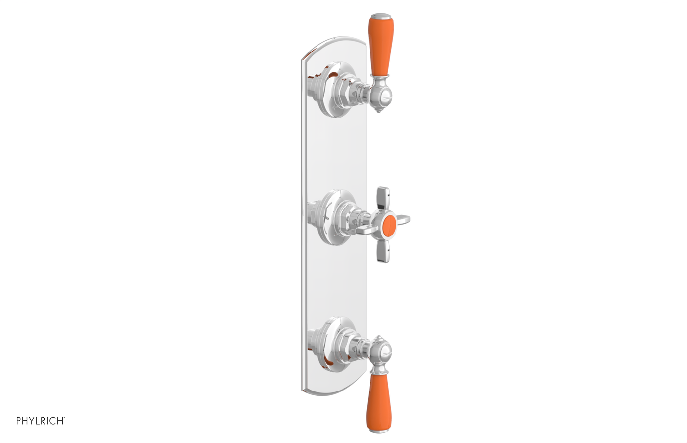 JAMESTOWN - Thermostatic Valve with Two Volume Control with "Orange" Accents 4-740