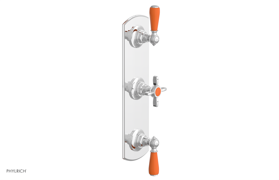 JAMESTOWN - Thermostatic Valve with Two Volume Control with "Orange" Accents 4-740