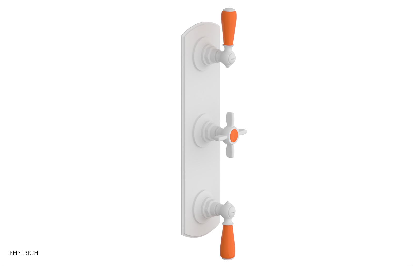JAMESTOWN - Thermostatic Valve with Two Volume Control with "Orange" Accents 4-740