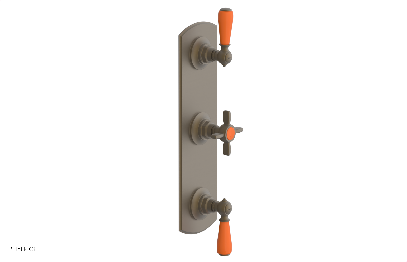 JAMESTOWN - Thermostatic Valve with Two Volume Control with "Orange" Accents 4-740