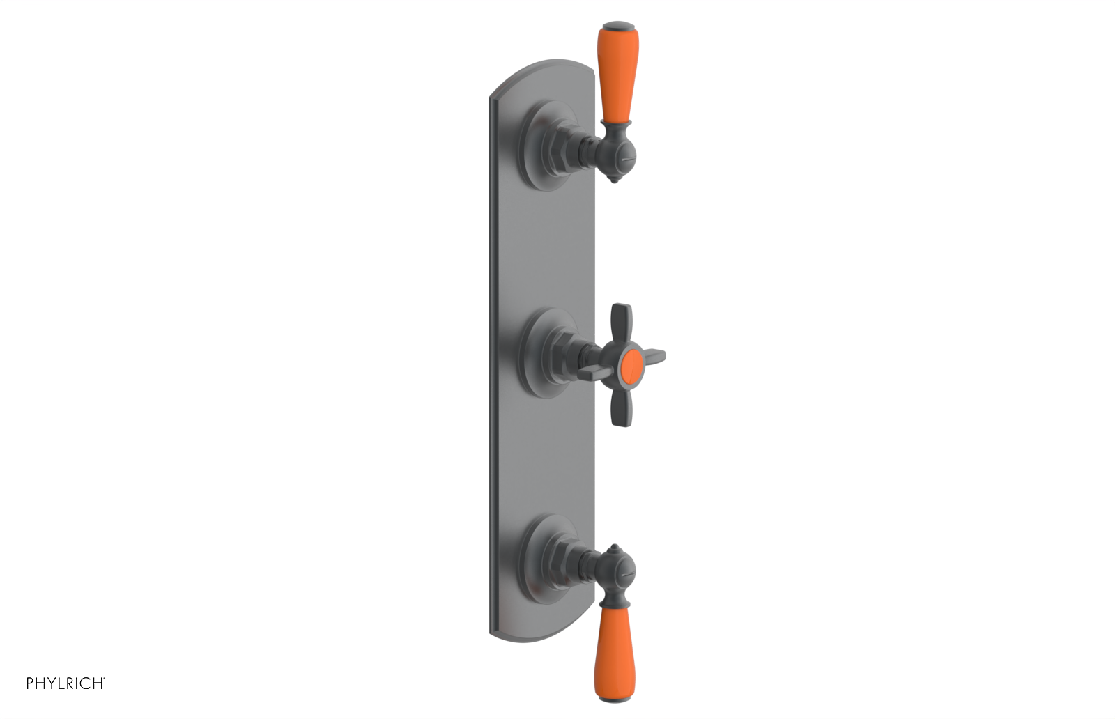 JAMESTOWN - Thermostatic Valve with Two Volume Control with "Orange" Accents 4-740