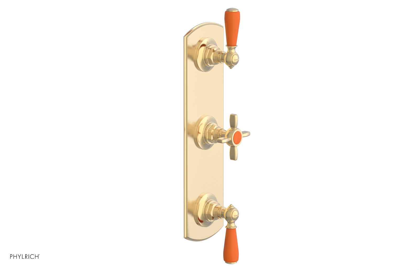 JAMESTOWN - Thermostatic Valve with Two Volume Control with "Orange" Accents 4-740