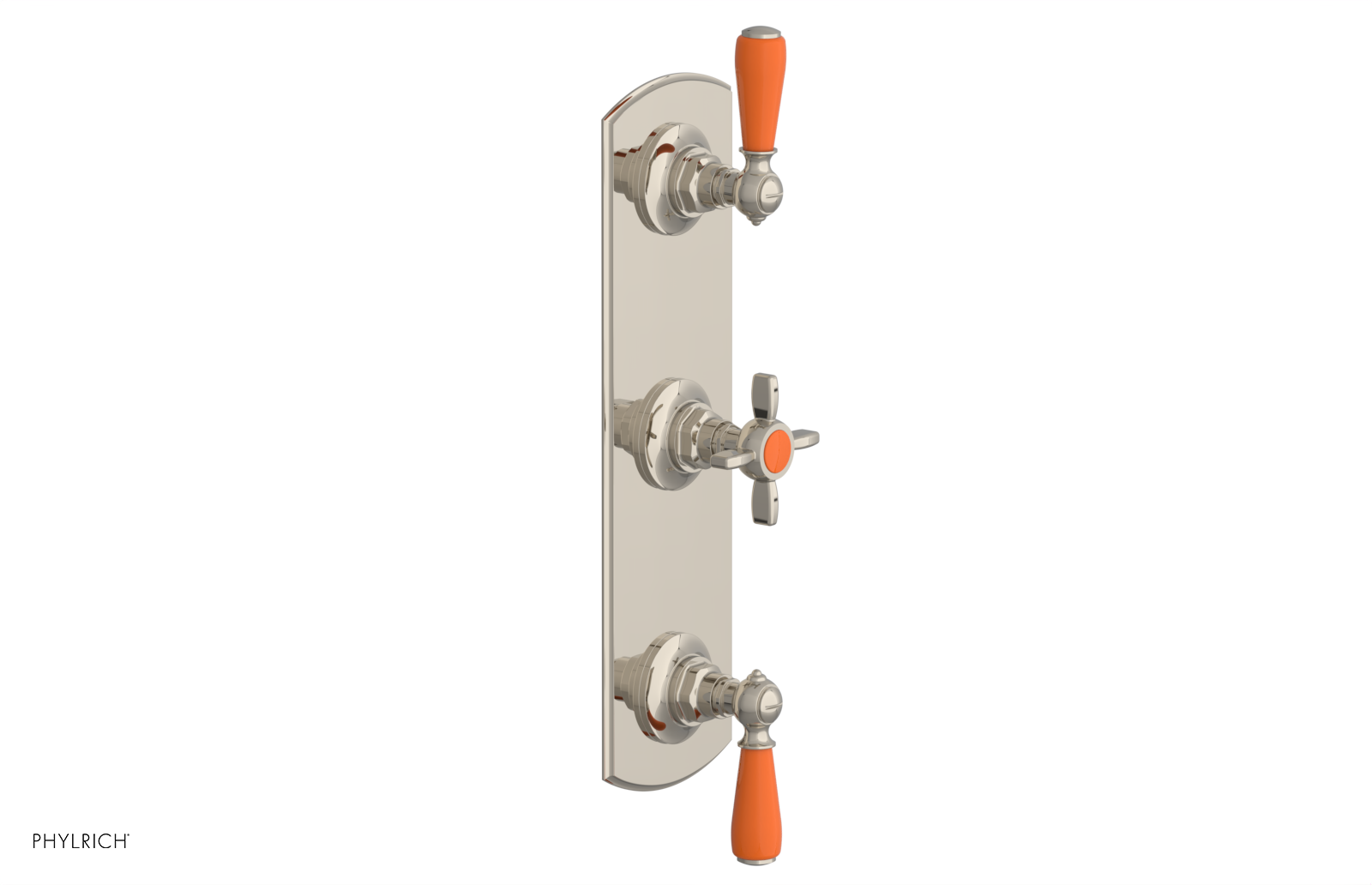 JAMESTOWN - Thermostatic Valve with Two Volume Control with "Orange" Accents 4-740