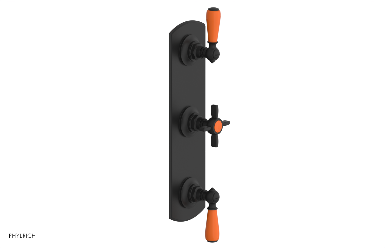 JAMESTOWN - Thermostatic Valve with Two Volume Control with "Orange" Accents 4-740