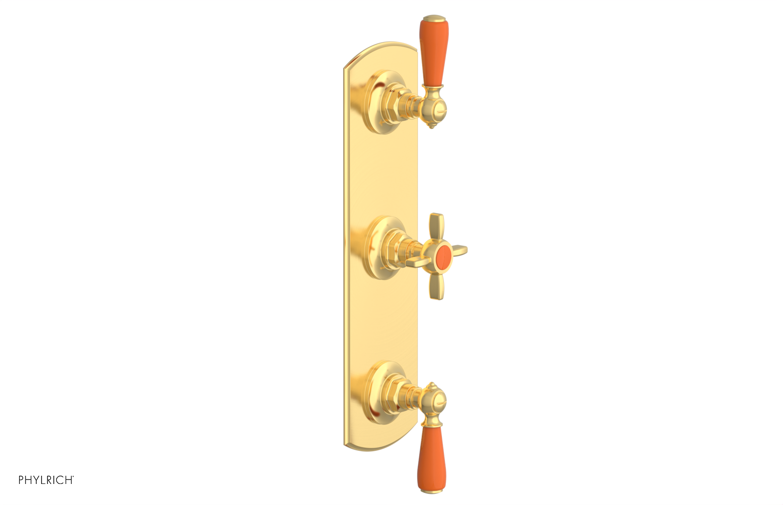 JAMESTOWN - Thermostatic Valve with Two Volume Control with "Orange" Accents 4-740