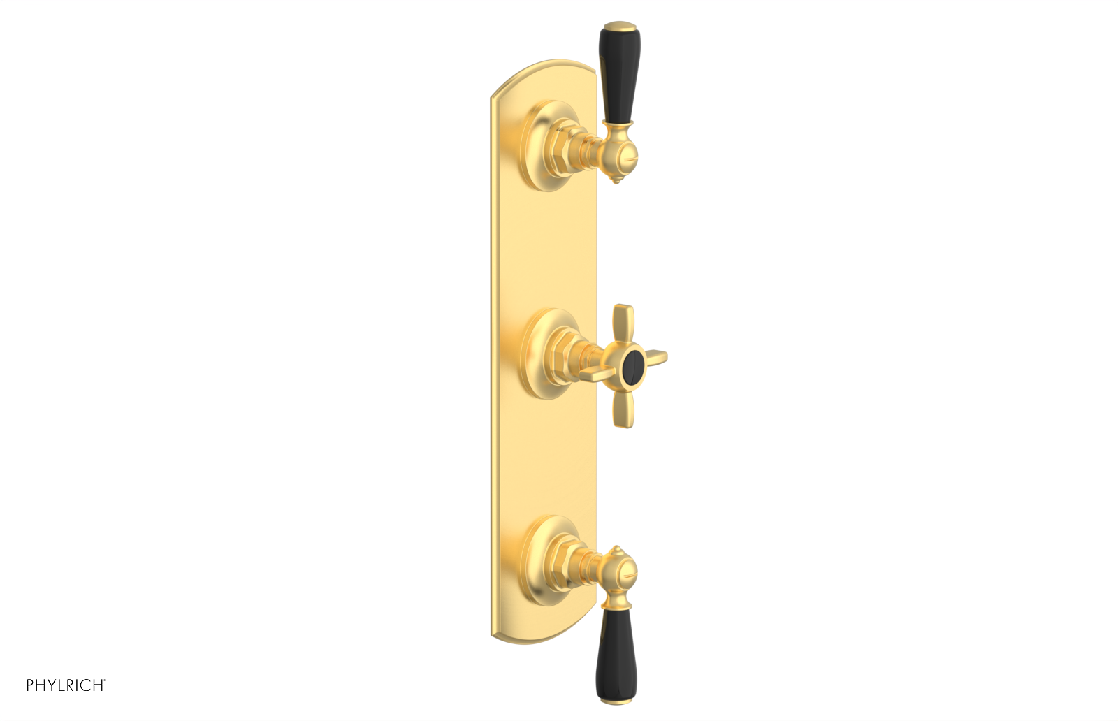 JAMESTOWN - Thermostatic Valve with Two Volume Control with "Black" Accents 4-740