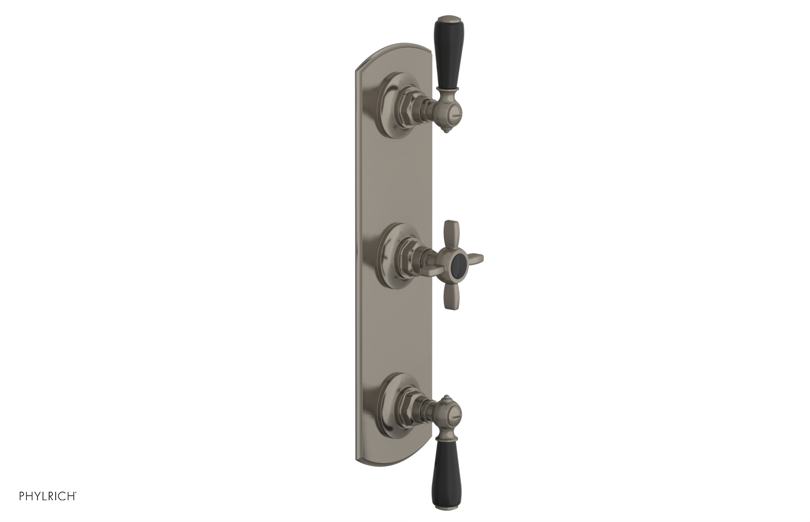JAMESTOWN - Thermostatic Valve with Two Volume Control with "Black" Accents 4-740