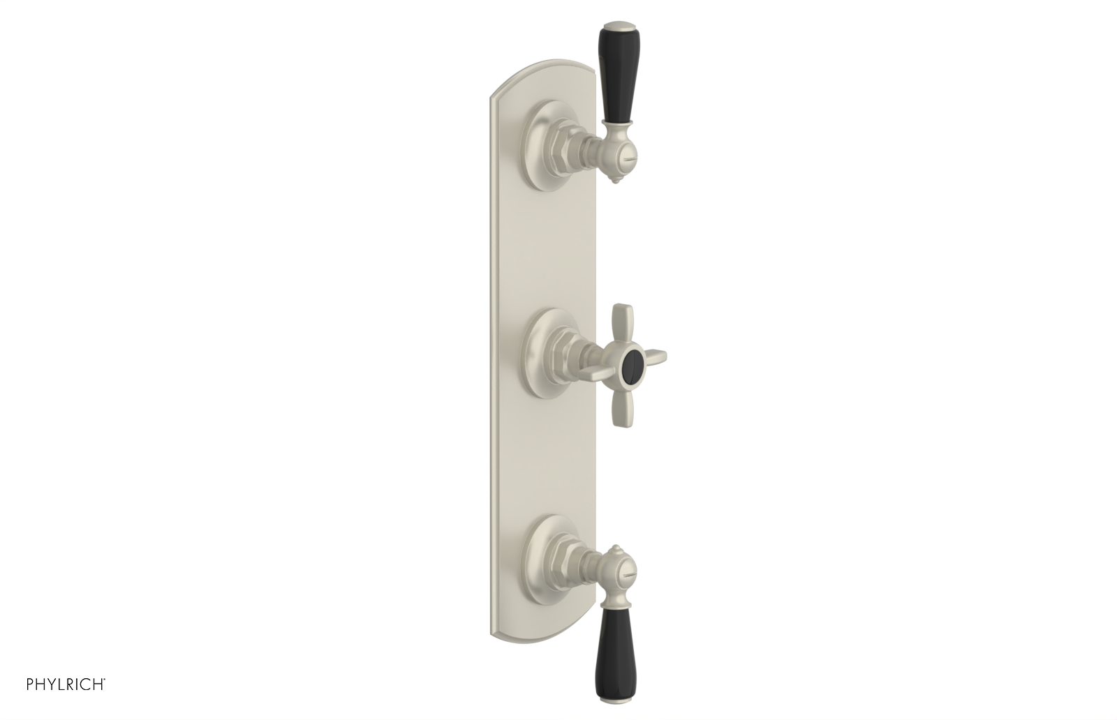 JAMESTOWN - Thermostatic Valve with Two Volume Control with "Black" Accents 4-740