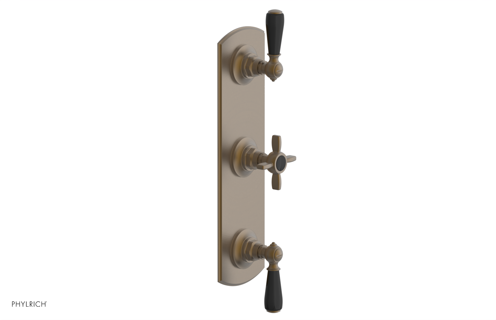 JAMESTOWN - Thermostatic Valve with Two Volume Control with "Black" Accents 4-740