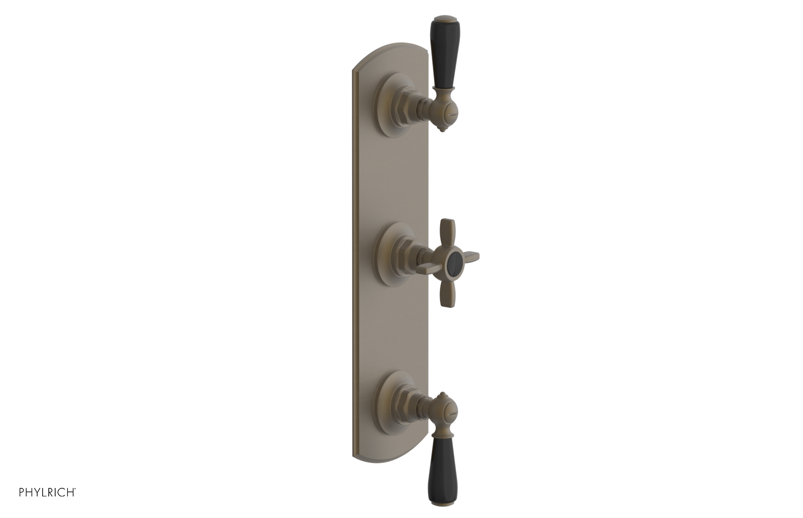 JAMESTOWN - Thermostatic Valve with Two Volume Control with "Black" Accents 4-740