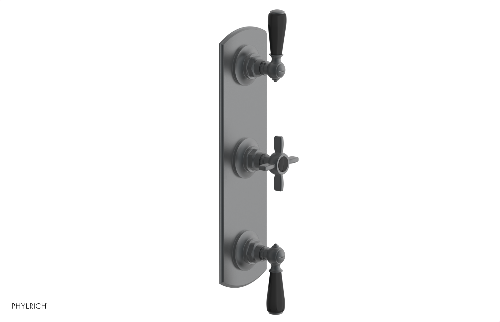 JAMESTOWN - Thermostatic Valve with Two Volume Control with "Black" Accents 4-740