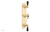 JAMESTOWN - Thermostatic Valve with Two Volume Control with "Black" Accents 4-740