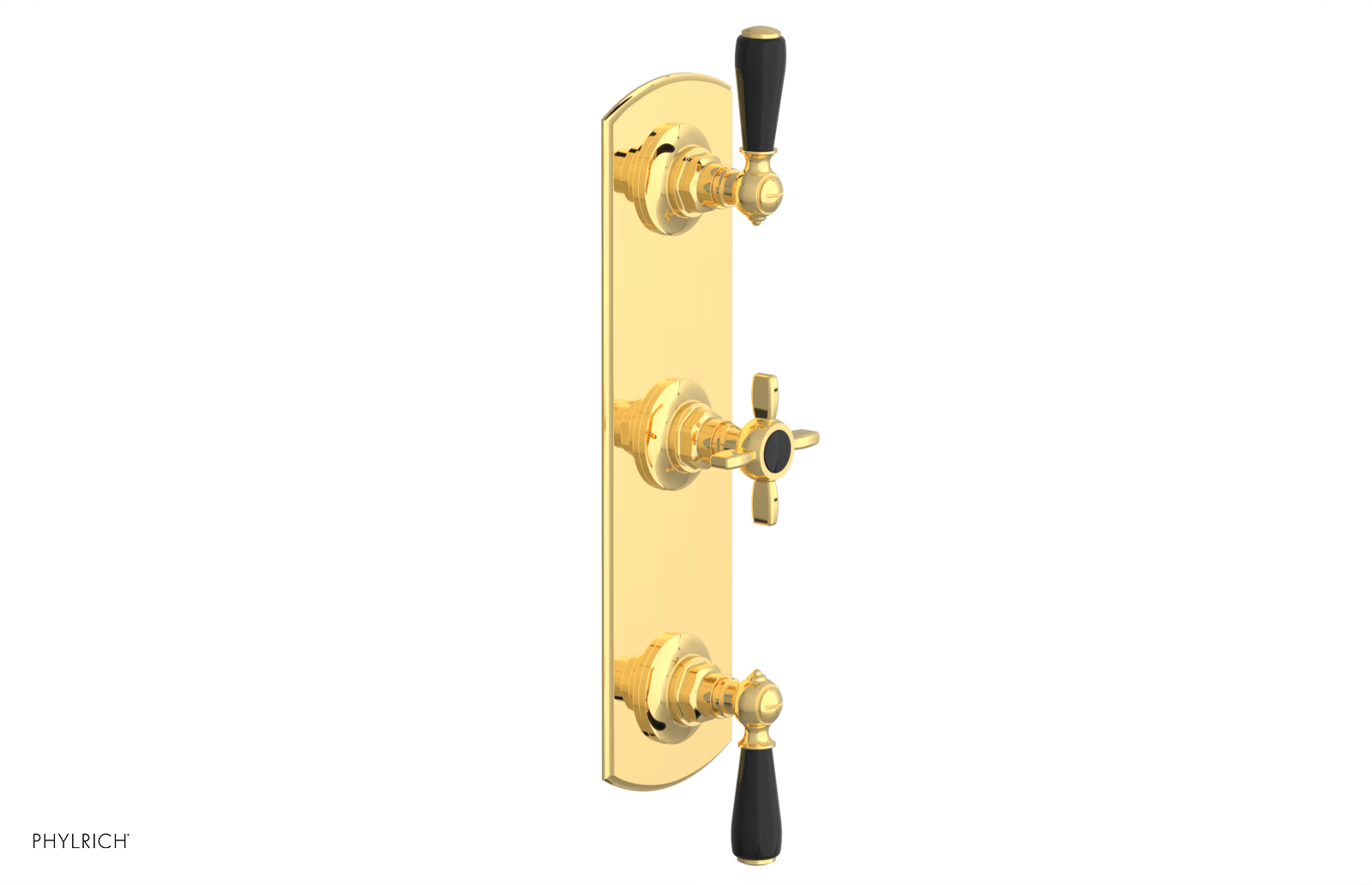 JAMESTOWN - Thermostatic Valve with Two Volume Control with "Black" Accents 4-740