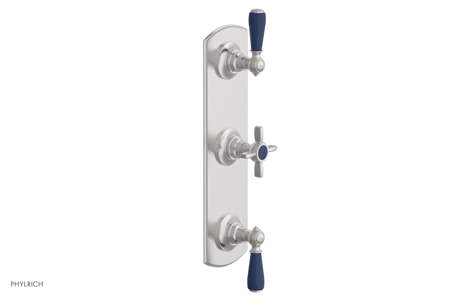 JAMESTOWN - Thermostatic Valve with Two Volume Control with "Navy Blue" Accents 4-740