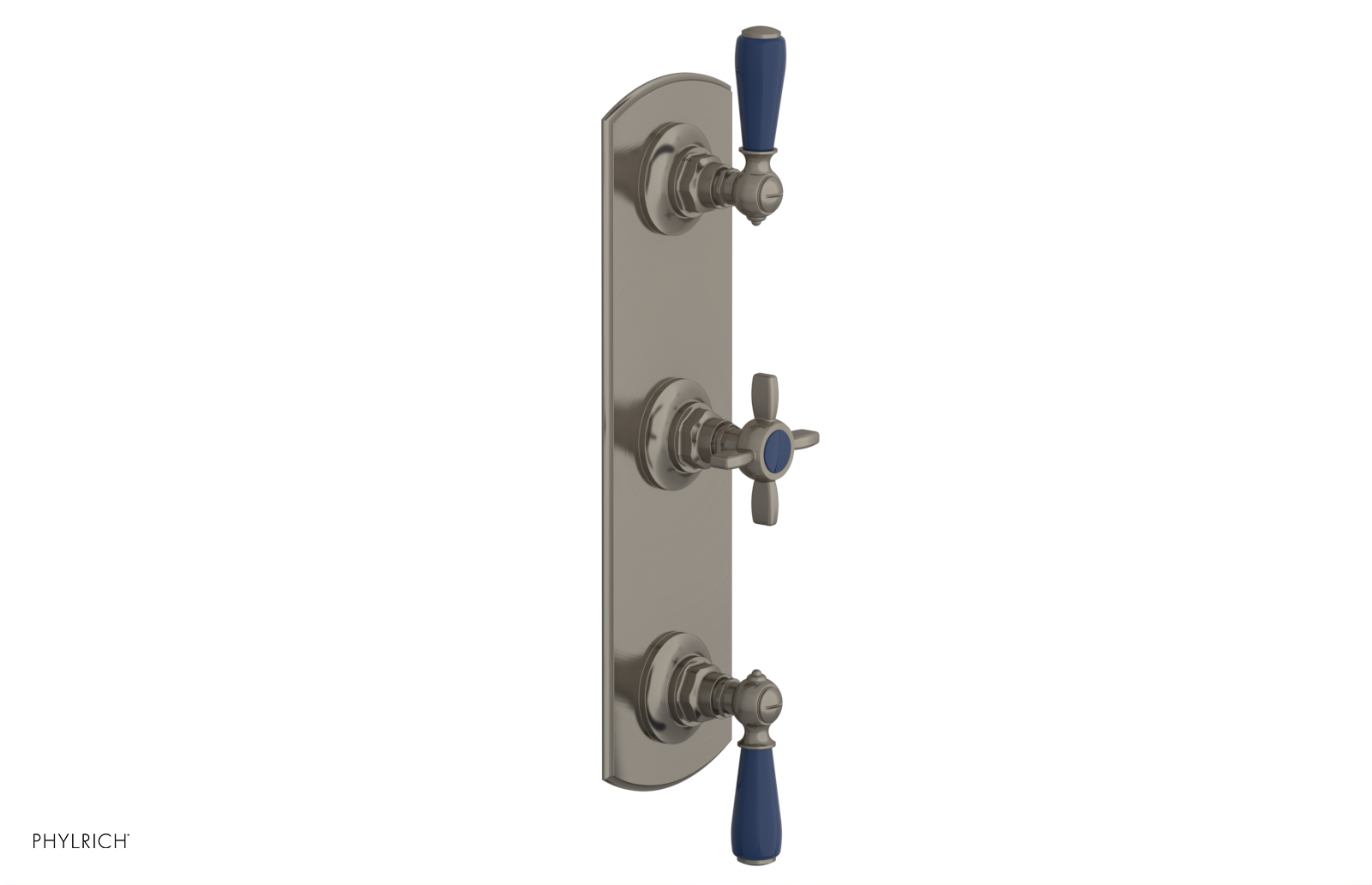 JAMESTOWN - Thermostatic Valve with Two Volume Control with "Navy Blue" Accents 4-740