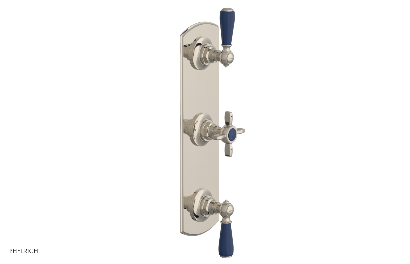 JAMESTOWN - Thermostatic Valve with Two Volume Control with "Navy Blue" Accents 4-740