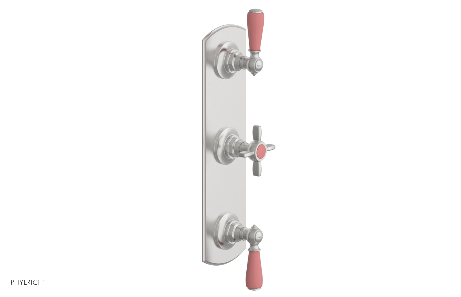 JAMESTOWN - Thermostatic Valve with Two Volume Control with "Pink" Accents 4-740