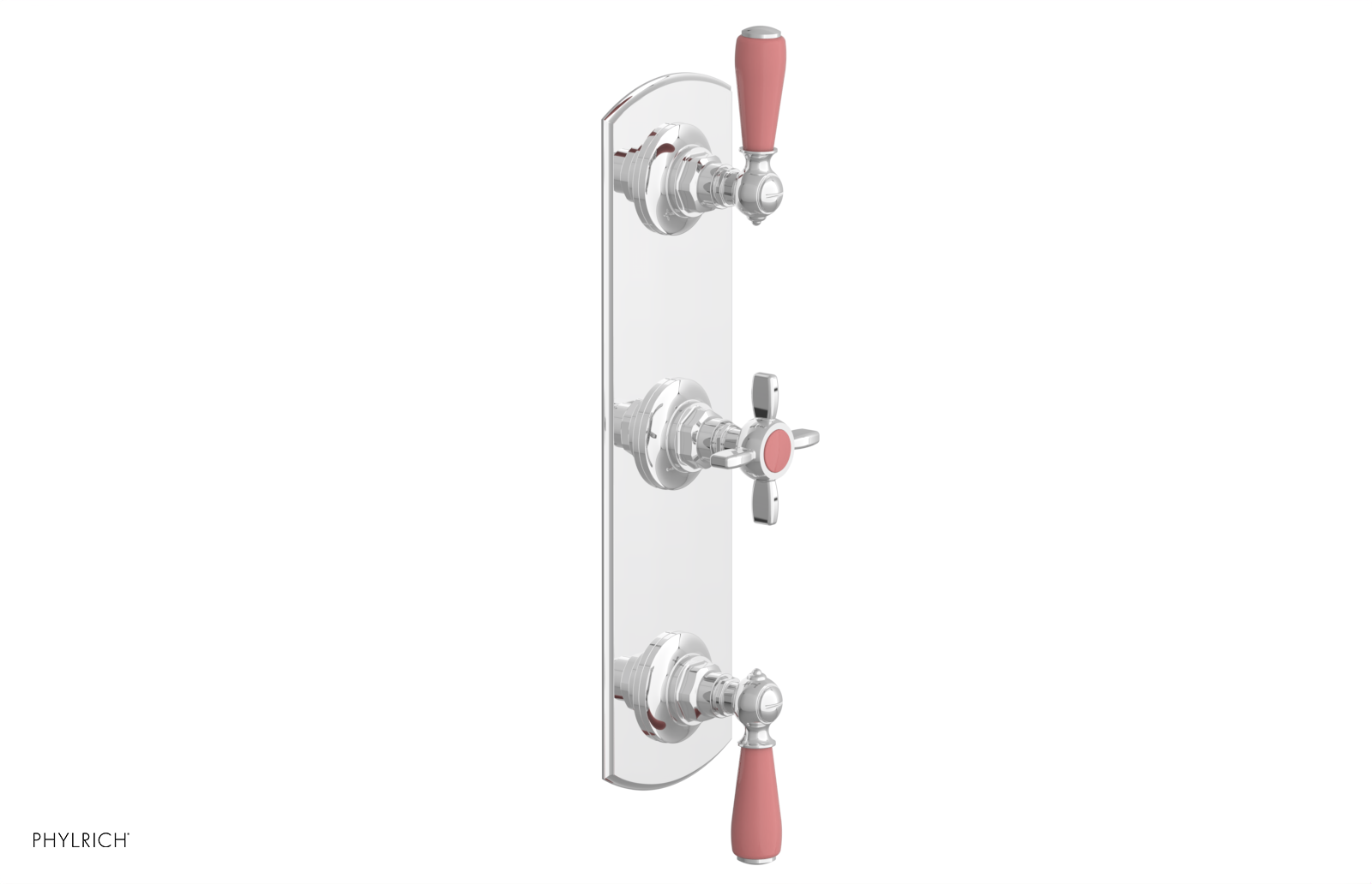 JAMESTOWN - Thermostatic Valve with Two Volume Control with "Pink" Accents 4-740