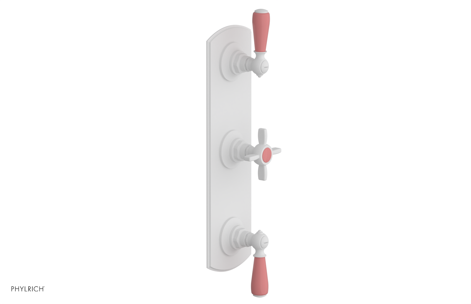 JAMESTOWN - Thermostatic Valve with Two Volume Control with "Pink" Accents 4-740