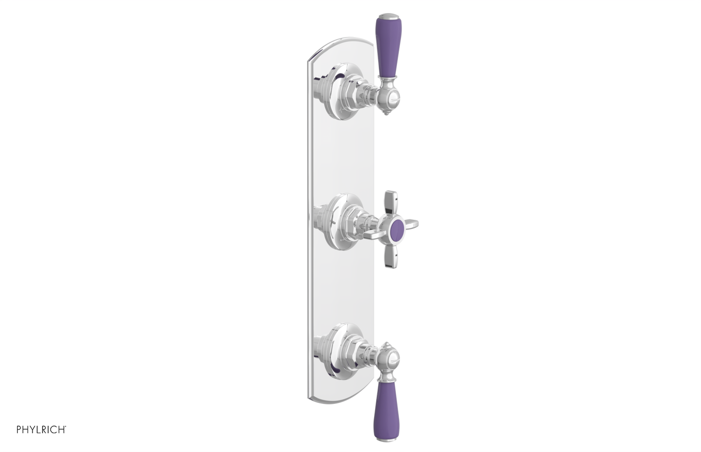 JAMESTOWN - Thermostatic Valve with Two Volume Control with "Purple" Accents 4-740