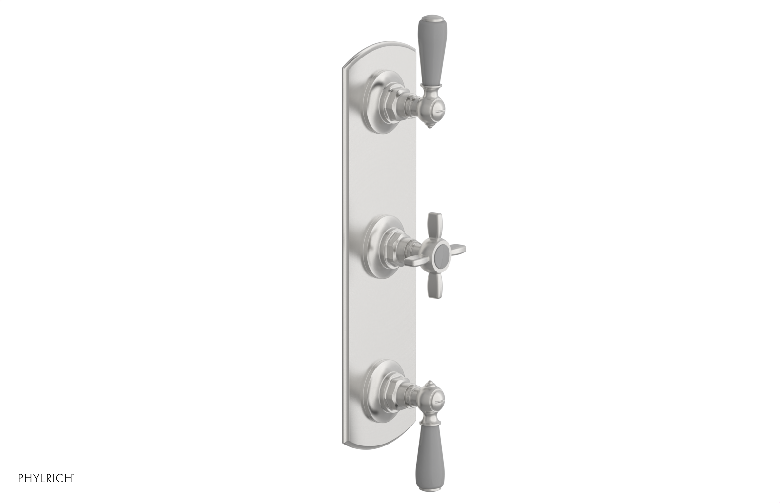 JAMESTOWN - Thermostatic Valve with Two Volume Control with "Grey" Accents 4-740