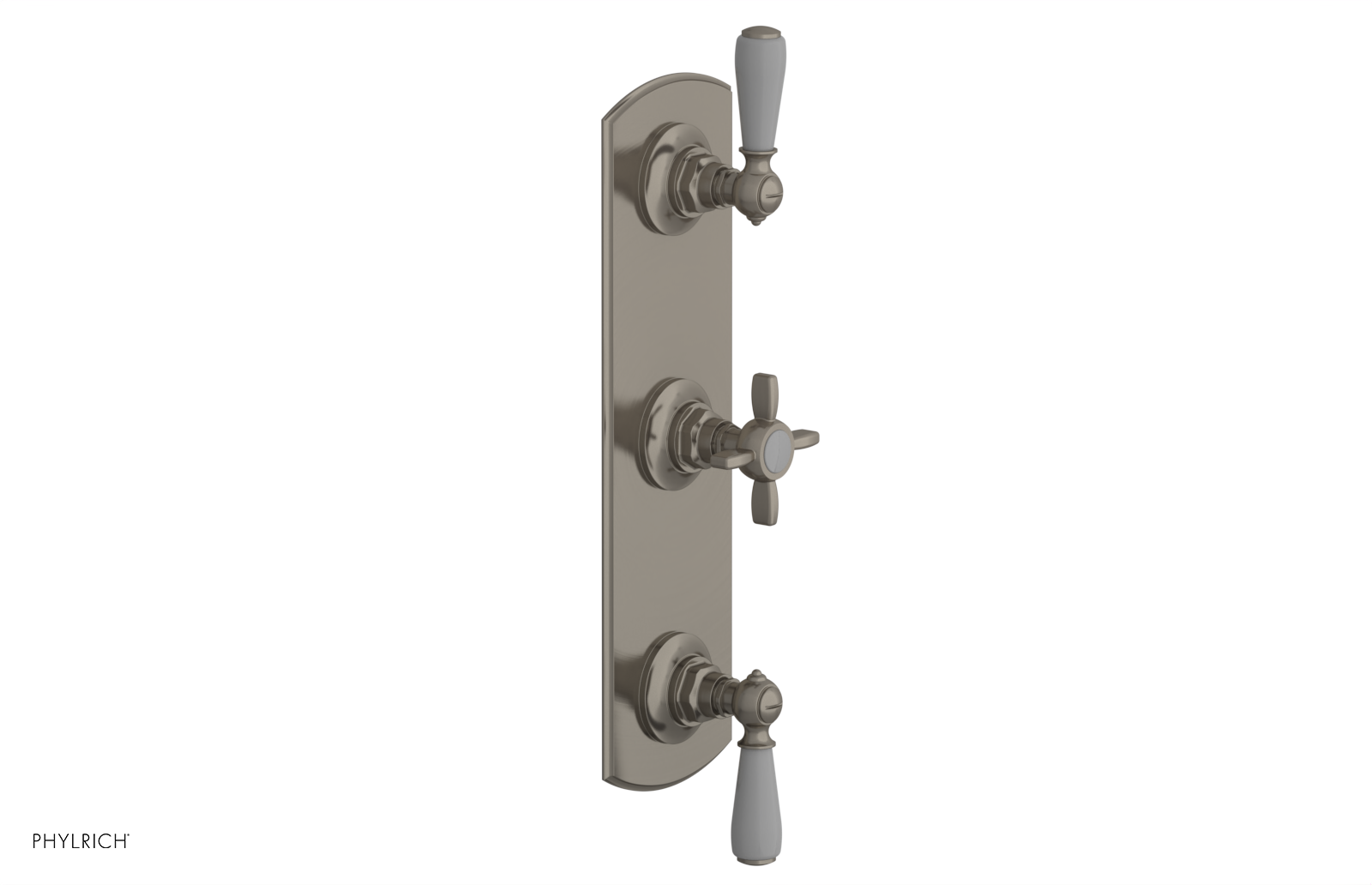 JAMESTOWN - Thermostatic Valve with Two Volume Control with "Grey" Accents 4-740