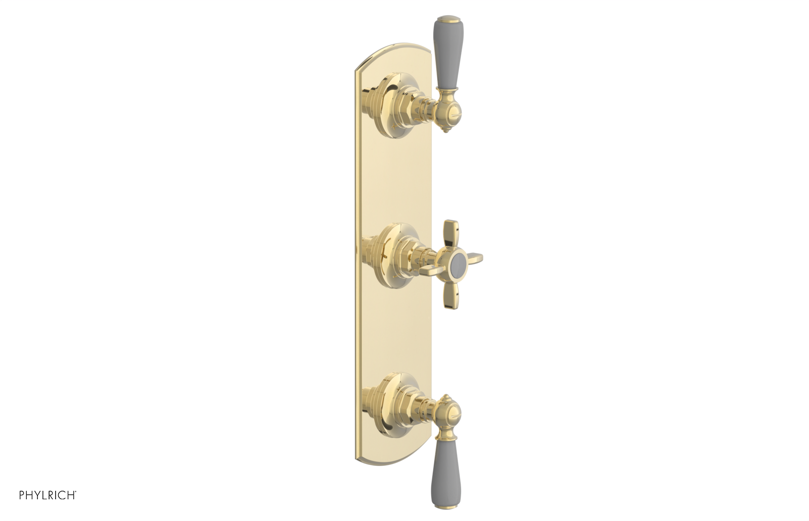 JAMESTOWN - Thermostatic Valve with Two Volume Control with "Grey" Accents 4-740