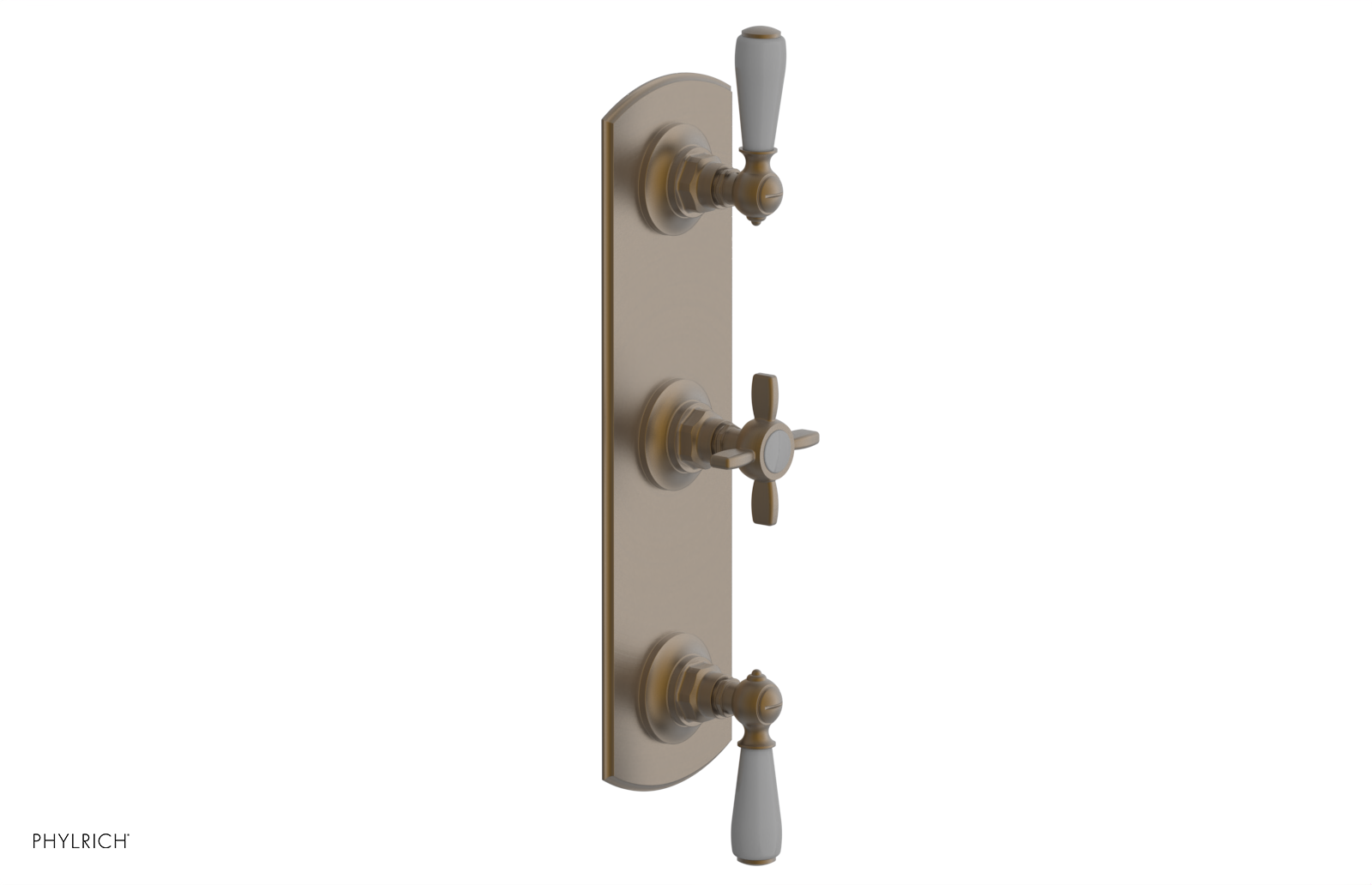 JAMESTOWN - Thermostatic Valve with Two Volume Control with "Grey" Accents 4-740