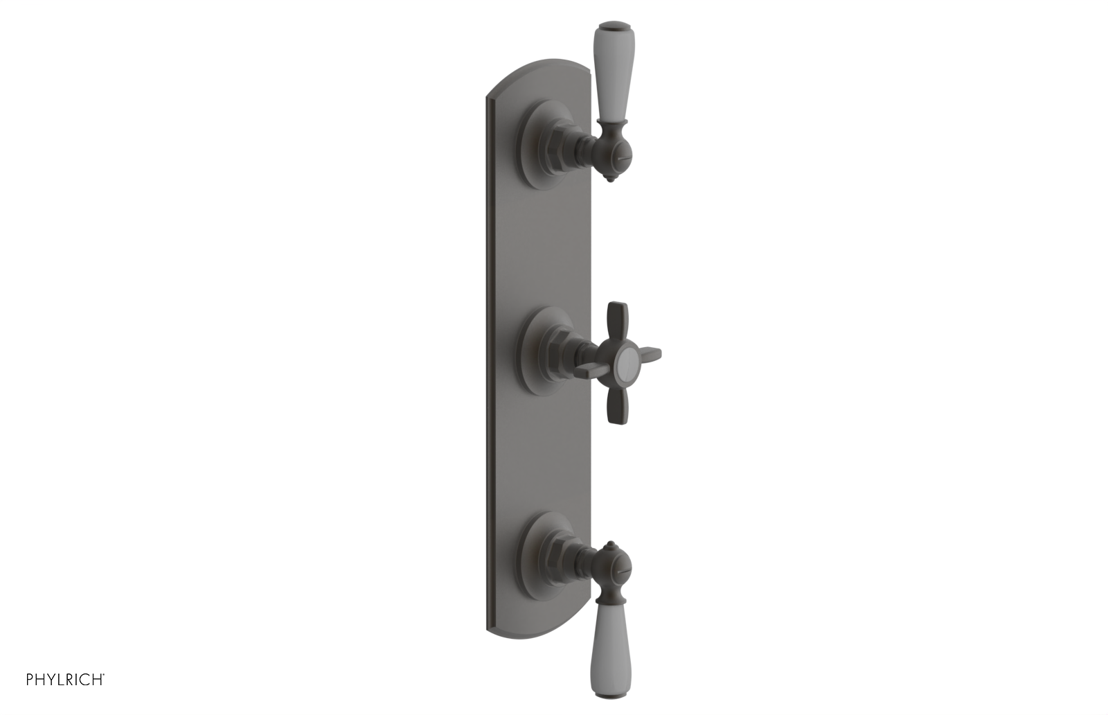 JAMESTOWN - Thermostatic Valve with Two Volume Control with "Grey" Accents 4-740