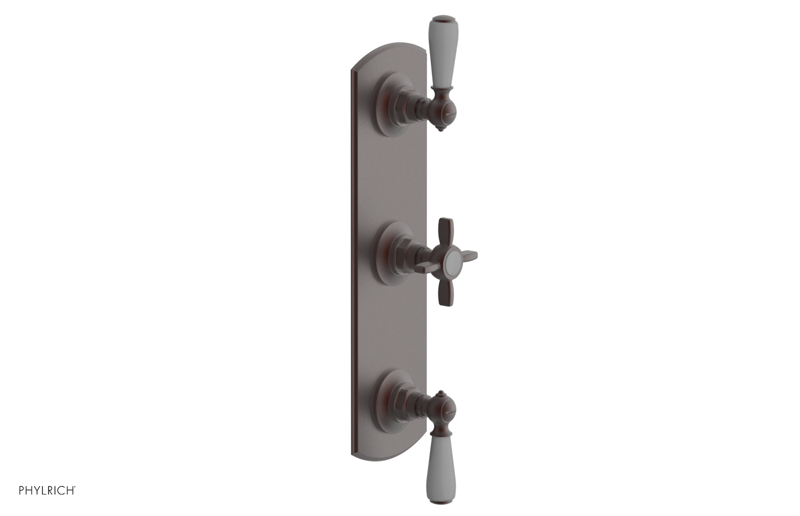 JAMESTOWN - Thermostatic Valve with Two Volume Control with "Grey" Accents 4-740