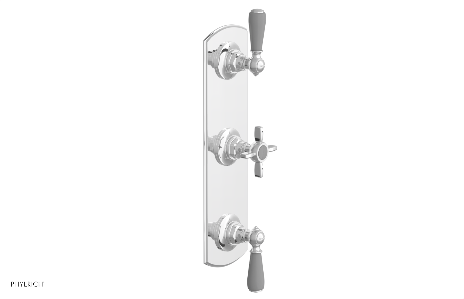 JAMESTOWN - Thermostatic Valve with Two Volume Control with "Grey" Accents 4-740