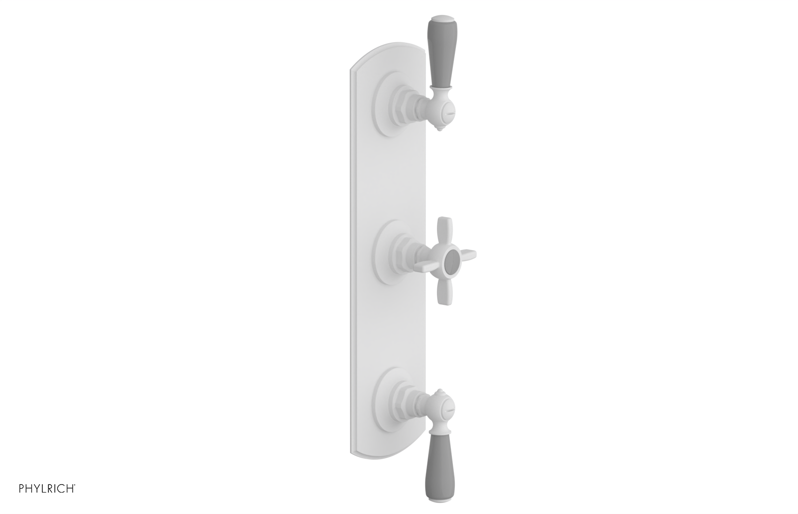 JAMESTOWN - Thermostatic Valve with Two Volume Control with "Grey" Accents 4-740