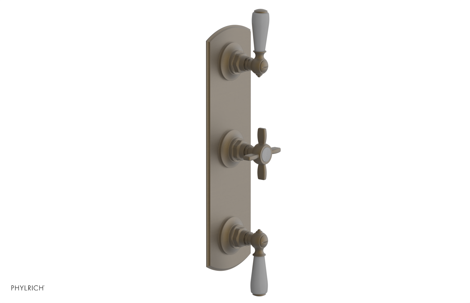 JAMESTOWN - Thermostatic Valve with Two Volume Control with "Grey" Accents 4-740