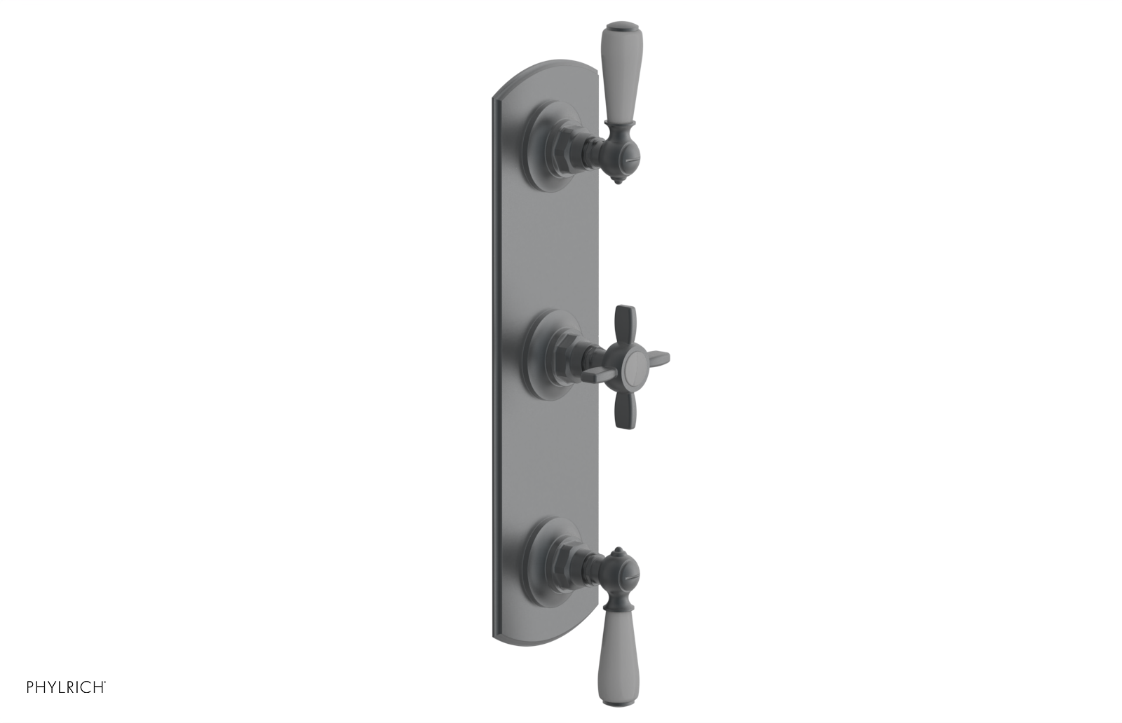 JAMESTOWN - Thermostatic Valve with Two Volume Control with "Grey" Accents 4-740