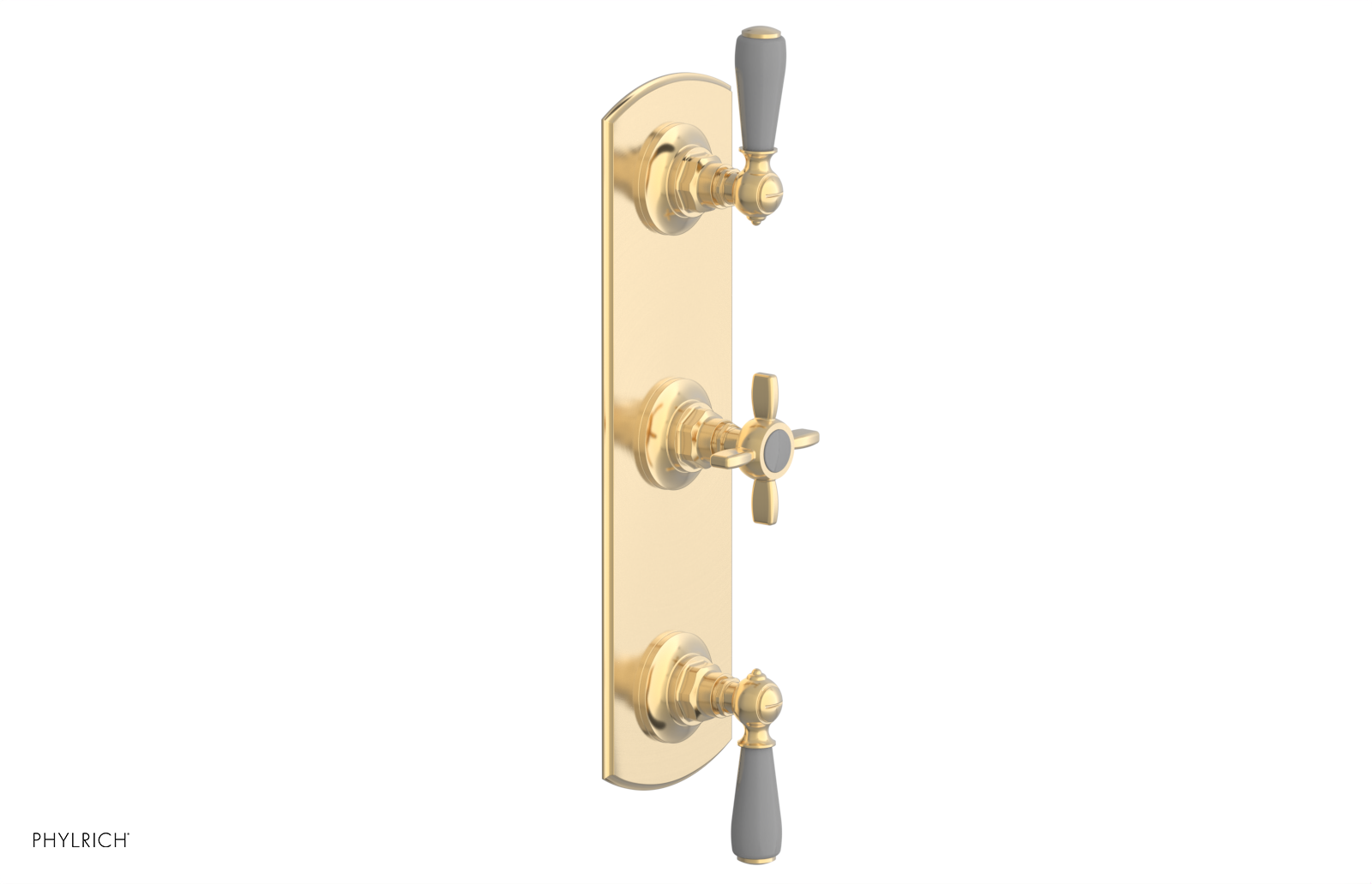 JAMESTOWN - Thermostatic Valve with Two Volume Control with "Grey" Accents 4-740