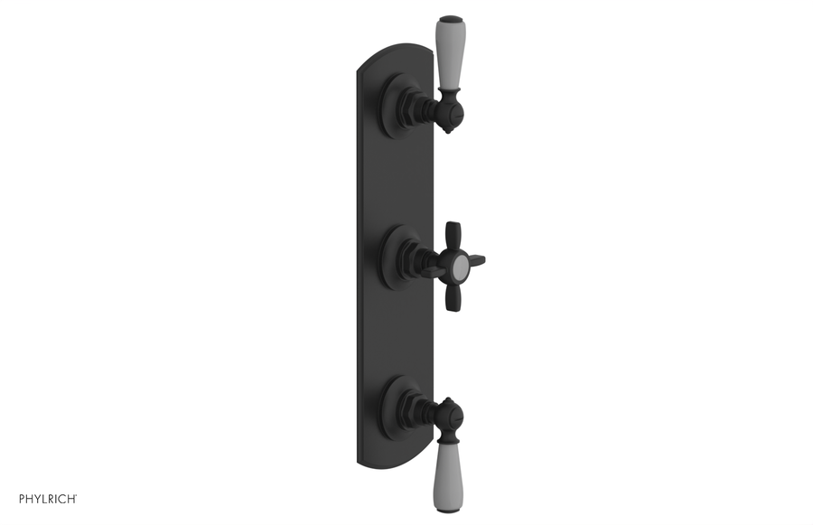 JAMESTOWN - Thermostatic Valve with Two Volume Control with "Grey" Accents 4-740