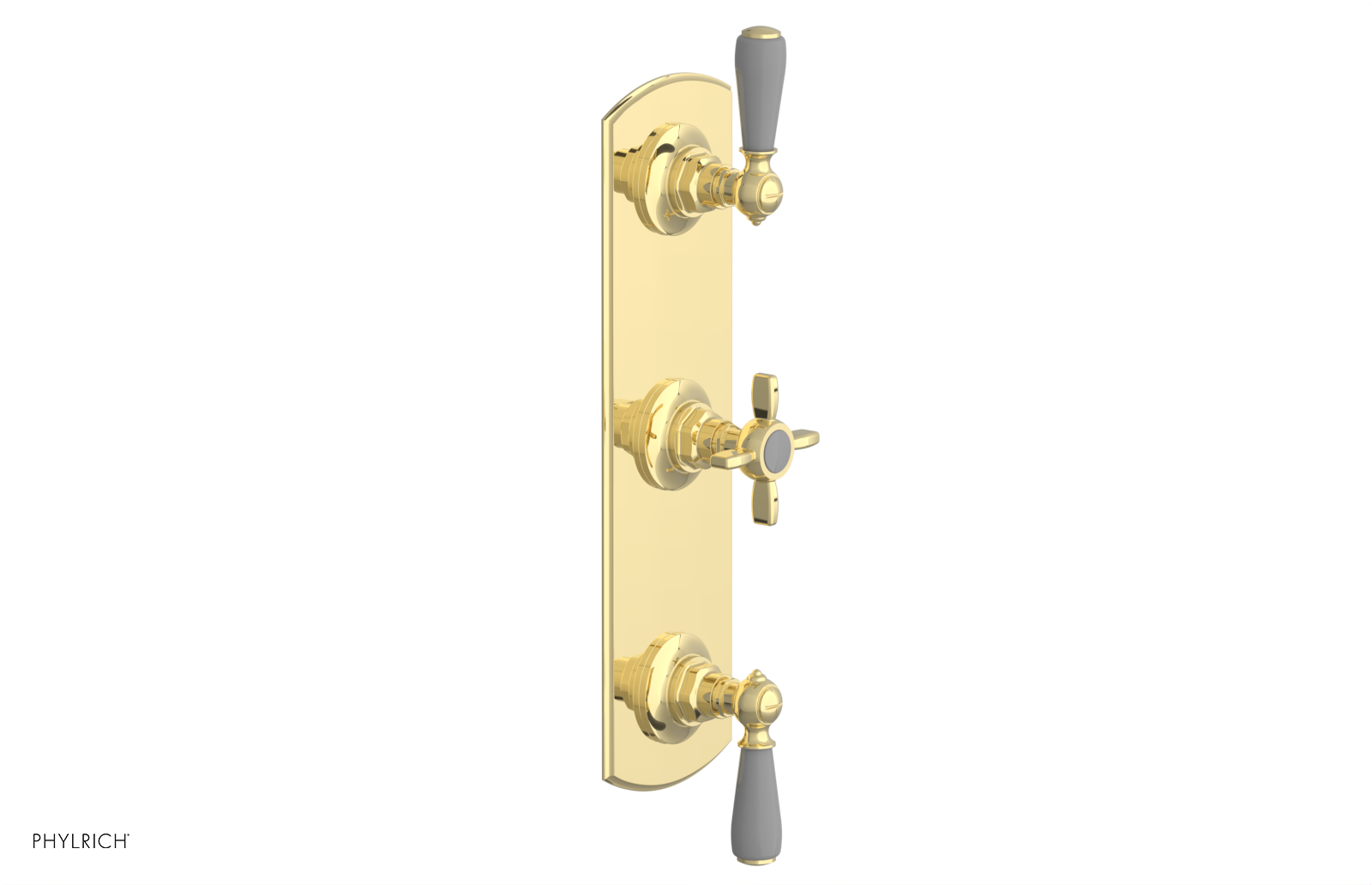 JAMESTOWN - Thermostatic Valve with Two Volume Control with "Grey" Accents 4-740