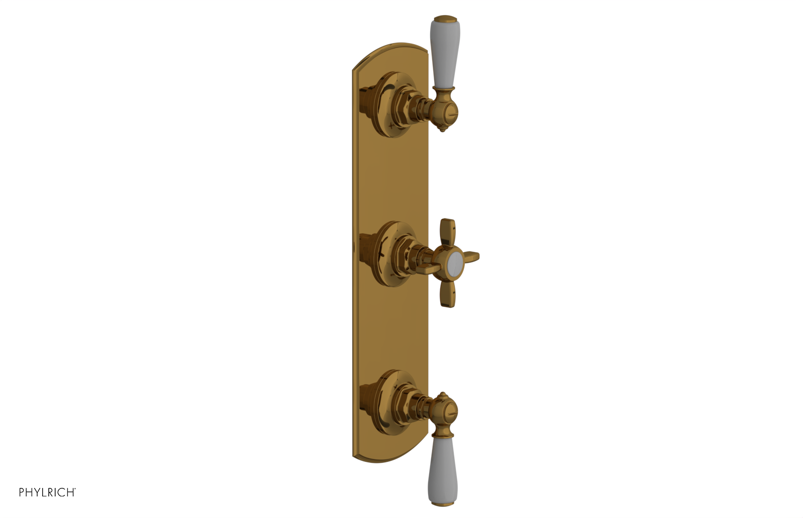 JAMESTOWN - Thermostatic Valve with Two Volume Control with "Grey" Accents 4-740
