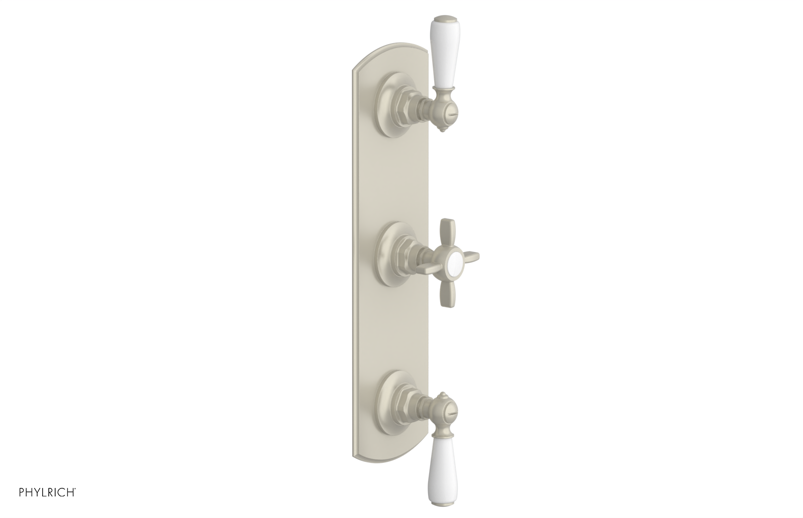 JAMESTOWN - Thermostatic Valve with Two Volume Control with "White" Accents 4-740
