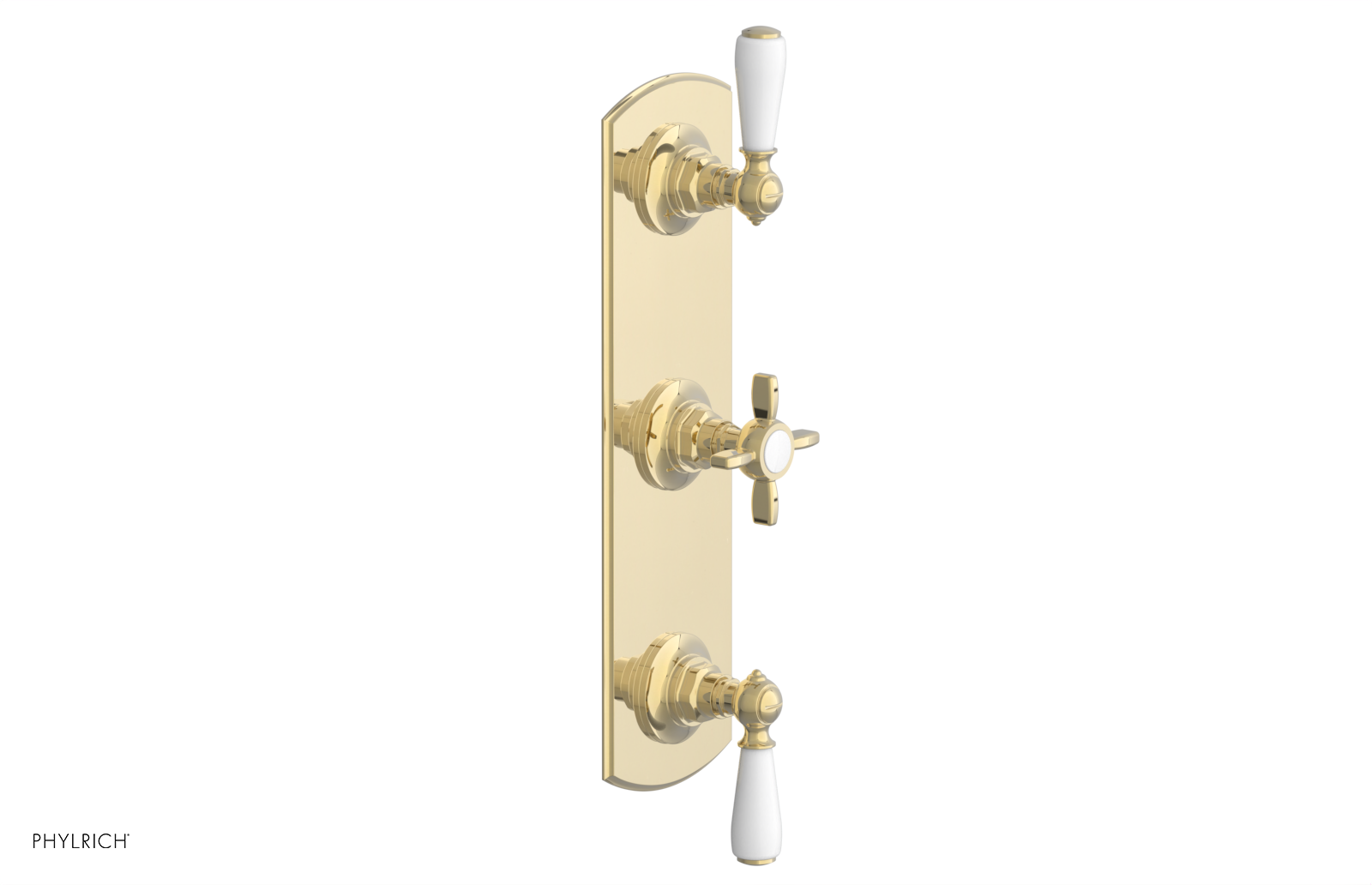 JAMESTOWN - Thermostatic Valve with Two Volume Control with "White" Accents 4-740