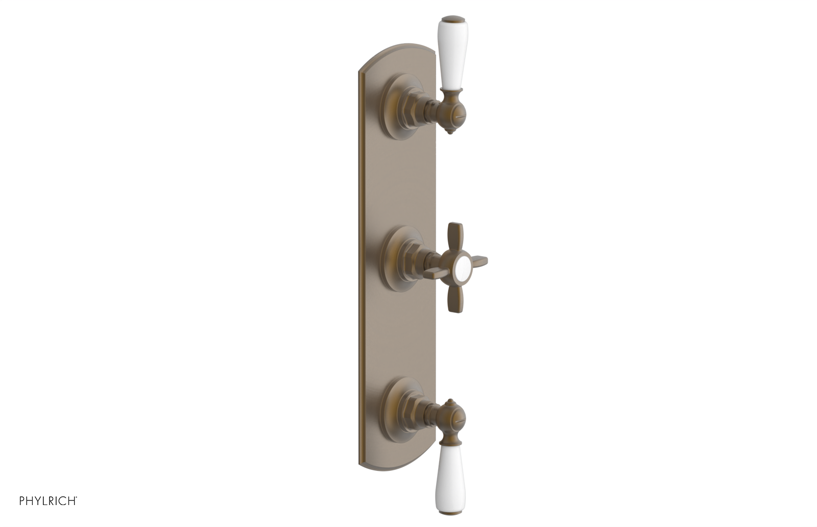 JAMESTOWN - Thermostatic Valve with Two Volume Control with "White" Accents 4-740