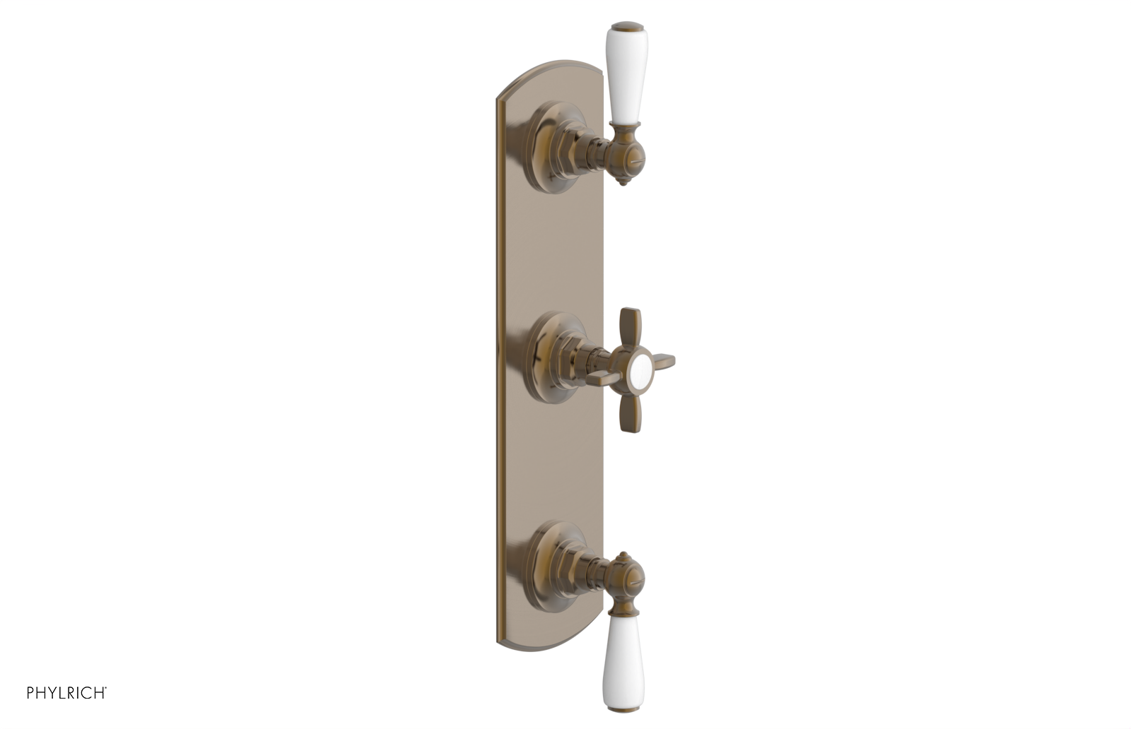 JAMESTOWN - Thermostatic Valve with Two Volume Control with "White" Accents 4-740