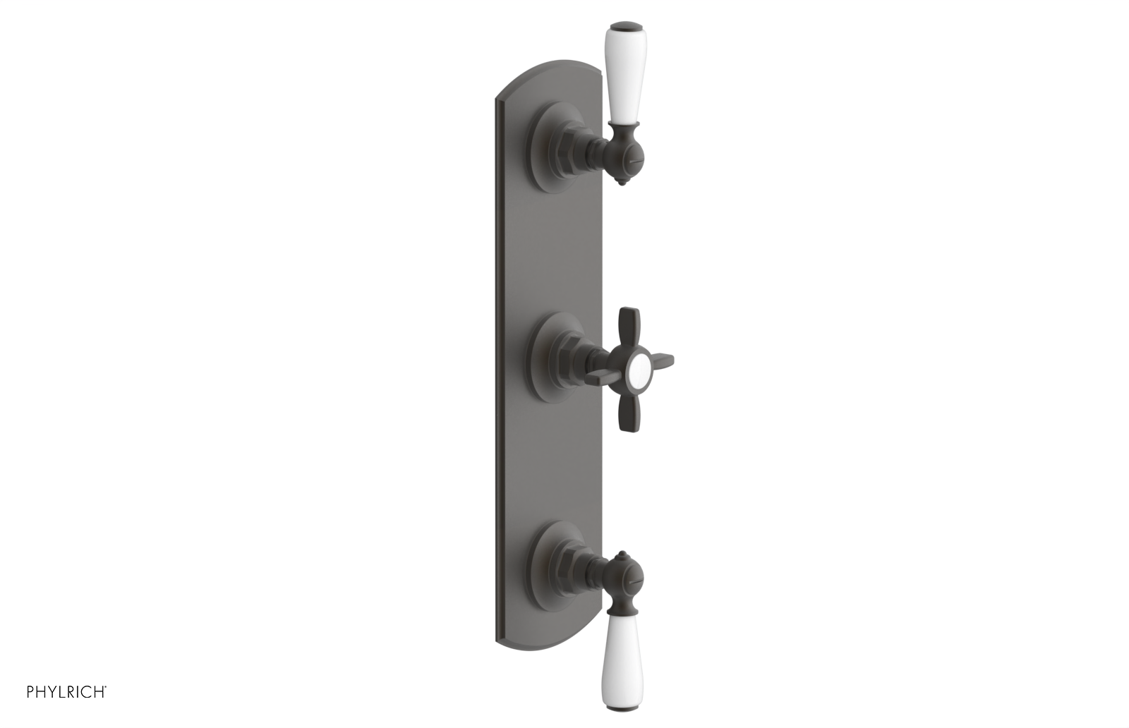 JAMESTOWN - Thermostatic Valve with Two Volume Control with "White" Accents 4-740