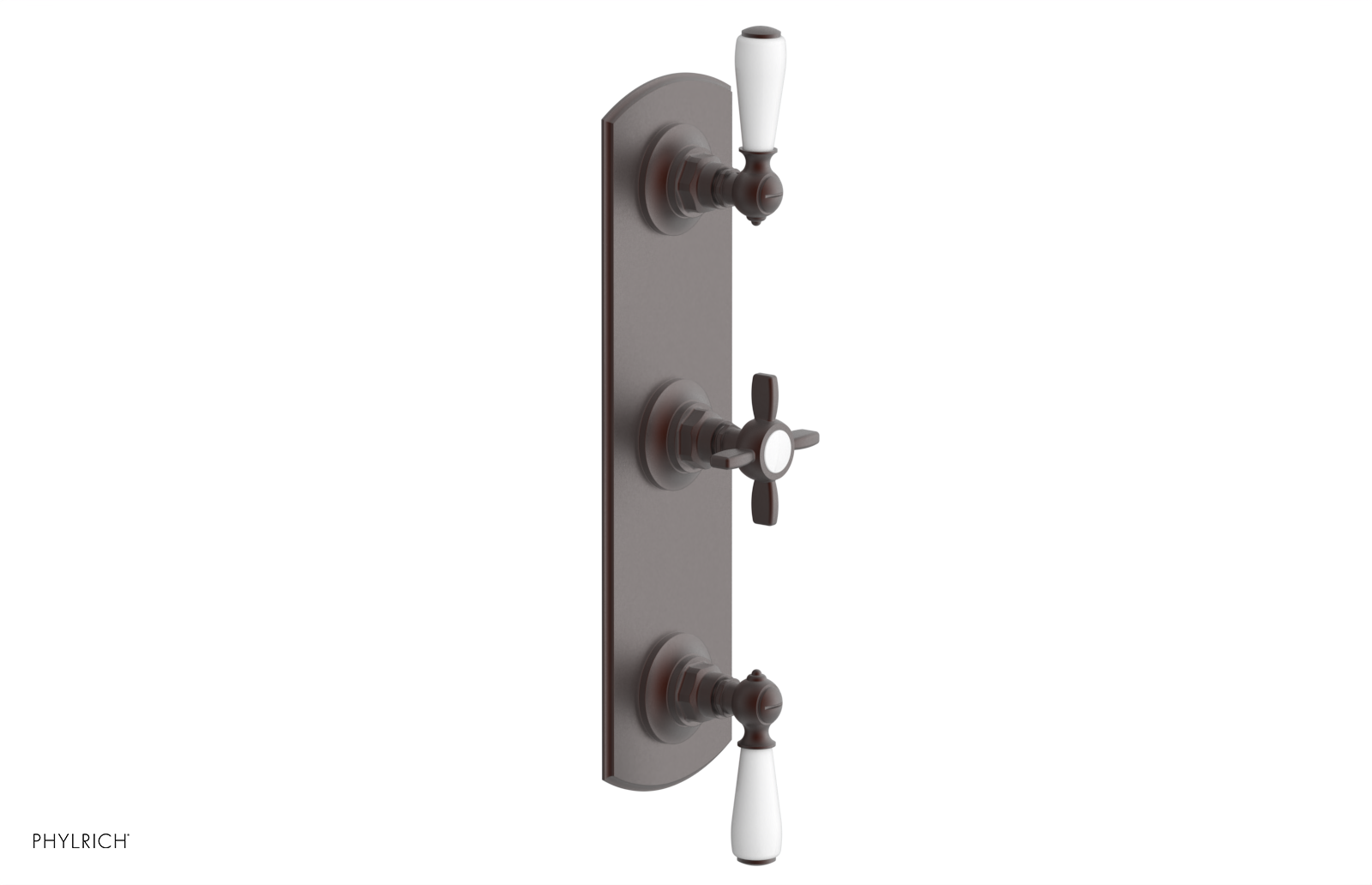 JAMESTOWN - Thermostatic Valve with Two Volume Control with "White" Accents 4-740