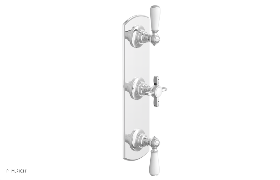 JAMESTOWN - Thermostatic Valve with Two Volume Control with "White" Accents 4-740